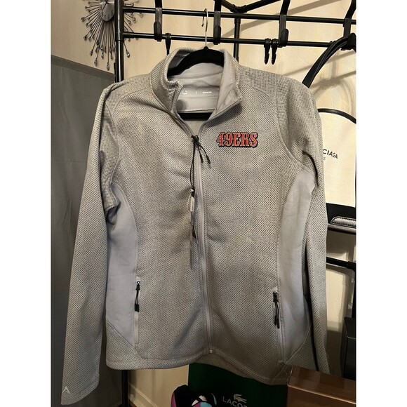 Brand NWT Women’s Antigua FortyNiner zip up jacket Home of Super Bowl LX 2026! - Picture 1 of 6